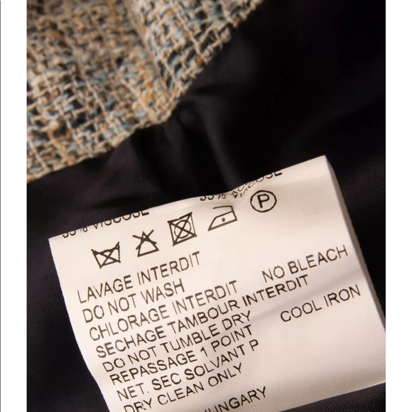 NWT CARVEN TRAPEZE TWEED MINI DRESS SIZE EU40 US8 - Picture 5 of 9